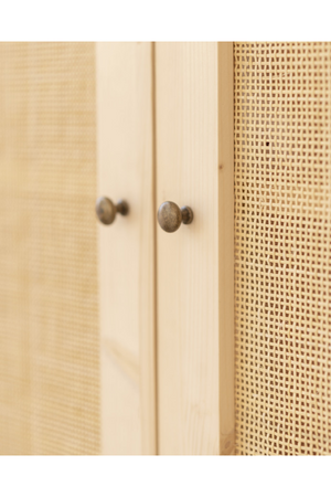 Rattan 2-Door Cabinet | Decowood Frida | Oroa.com