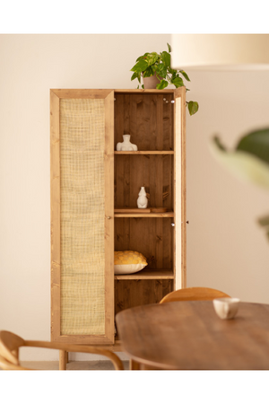 Rattan 2-Door Cabinet | Decowood Frida | Oroa.com