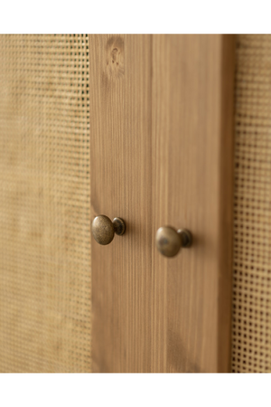 Rattan 2-Door Cabinet | Decowood Frida | Oroa.com