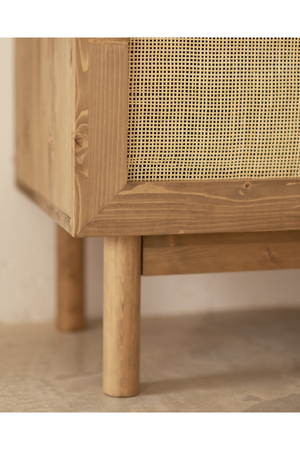 Rattan 2-Door Cabinet | Decowood Frida | Oroa.com