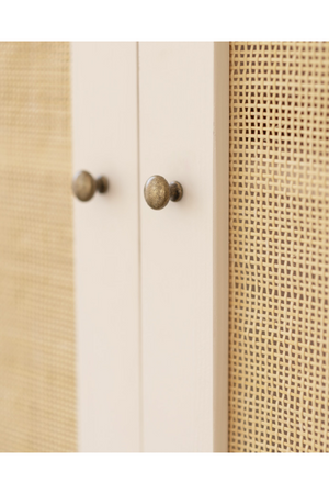 Rattan 2-Door Cabinet | Decowood Frida | Oroa.com
