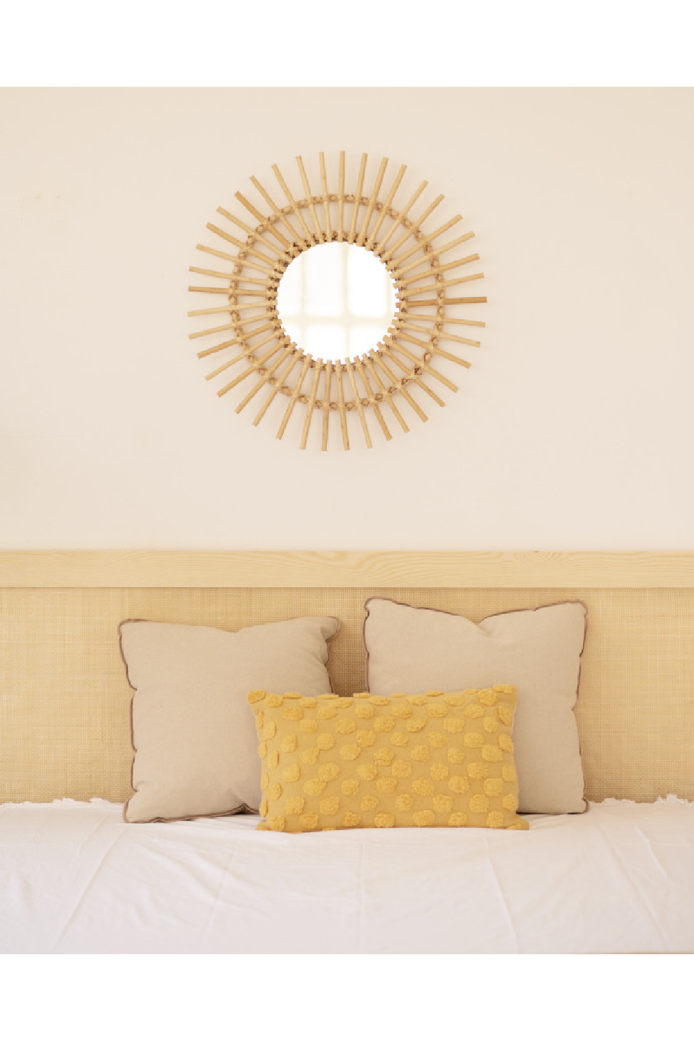 Wood Framed Rattan Headboard | Decowood Frida | Oroa.com