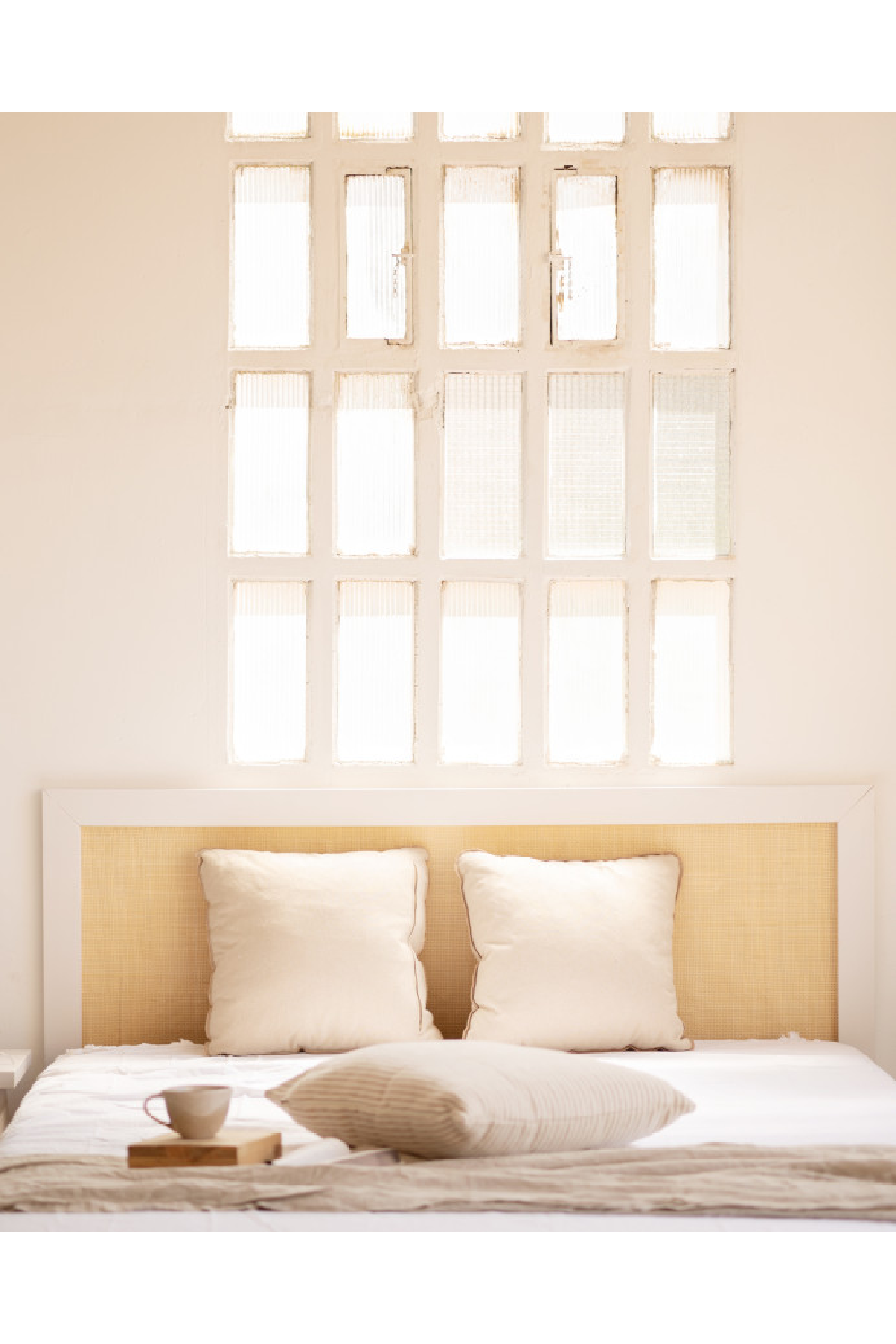 Wood Framed Rattan Headboard | Decowood Frida | Oroa.com