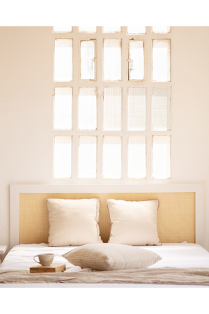 Wood Framed Rattan Headboard | Decowood Frida | Oroa.com