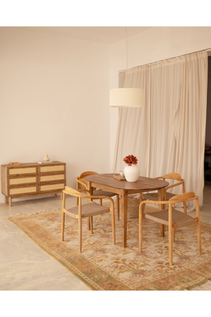 Rattan Weave 6-Drawer Chest | Decowood Frida | Oroa.com