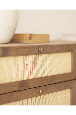 Rattan Weave 6-Drawer Chest | Decowood Frida | Oroa.com