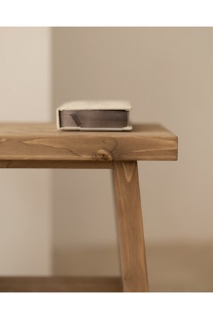 A-Shaped Wooden Side Table | Decowood Frida | Oroa.com