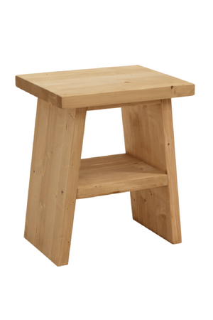 A-Shaped Wooden Side Table | Decowood Frida | Oroa.com