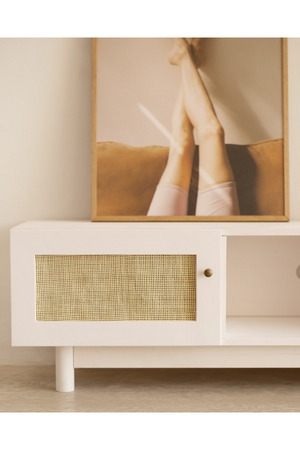 Rattan 2-Door Media Unit | Decowood Frida | Oroa.com