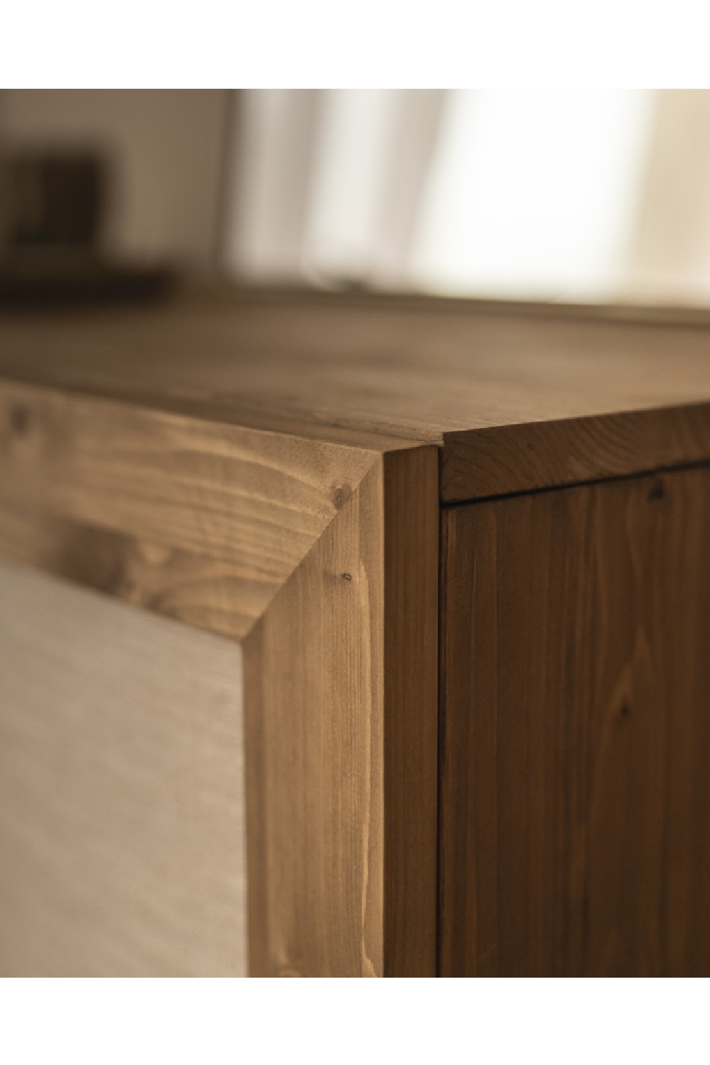 Fabric 2-Door Sideboard | Decowood Linen | Oroa.com