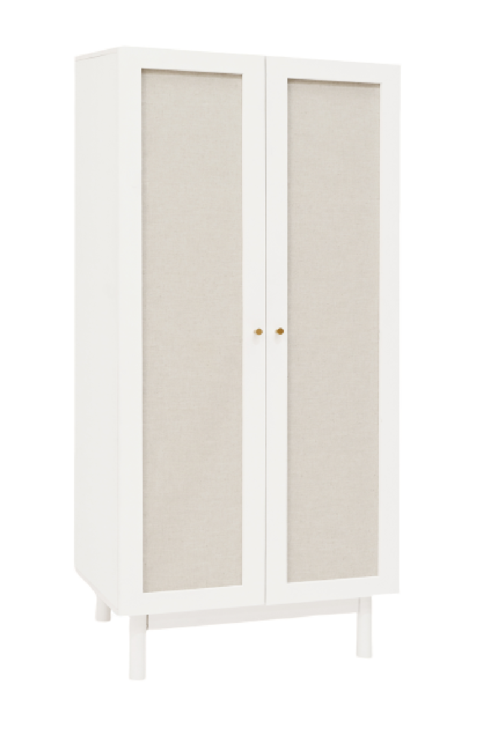 Fabric 2-Door Cabinet | Decowood Linen | Oroa.com