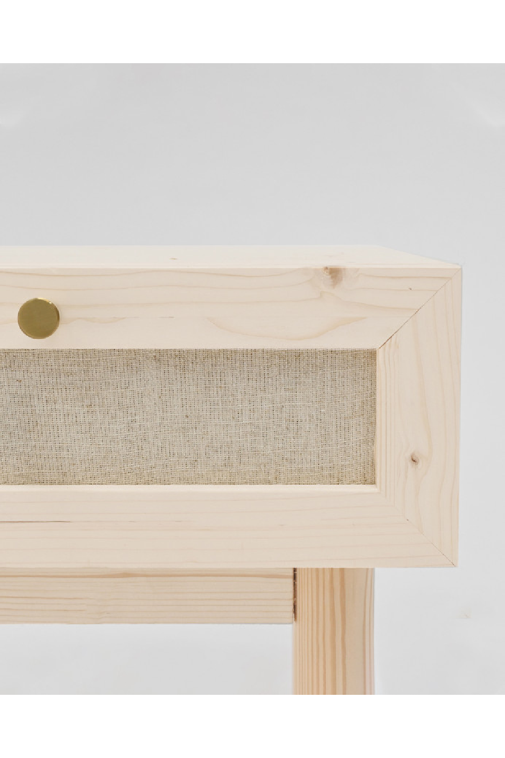 Fabric 1-Drawer Bedside Table | Decawood Linen | Oroa.com