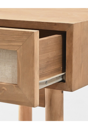 Fabric 1-Drawer Bedside Tables (2) | Decowood Linen | Oroa.com