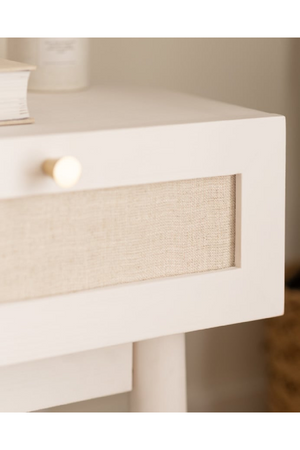 Fabric 1-Drawer Bedside Tables (2) | Decowood Linen | Oroa.com