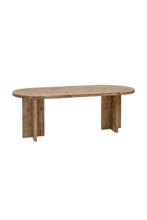 Oval Solid Wood Dining Table | Decowood Tokyo | Oroa.com