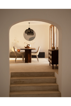 Oval Solid Wood Dining Table | Decowood Tokyo | Oroa.com