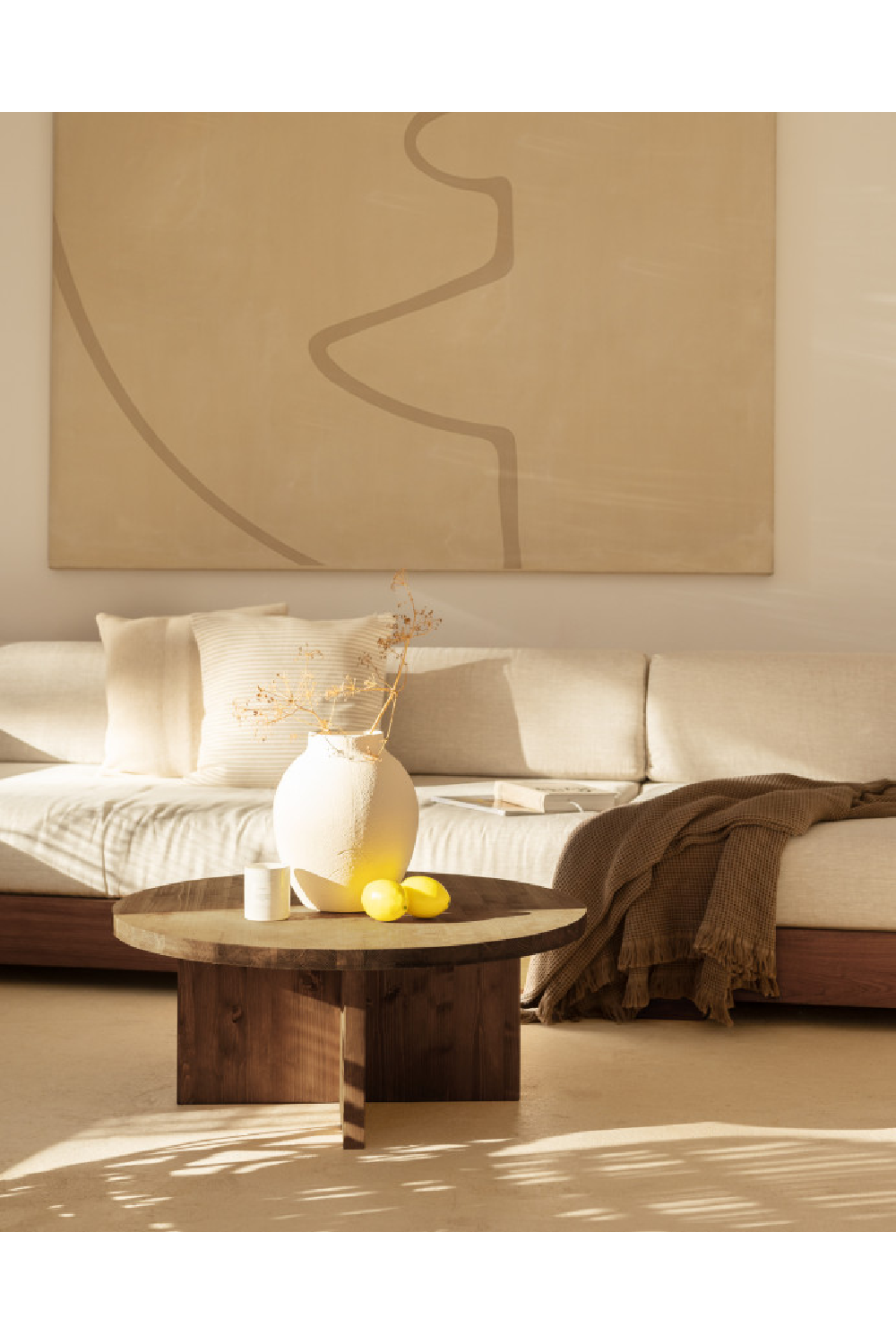 Round Coffee Table | Decowood Tokyo | Oroa.com