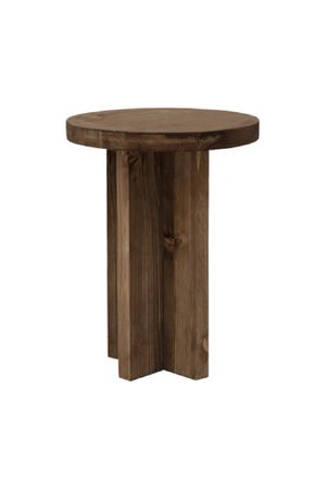 Round Solid Wood Stool | Decowood Tokyo | Oroa.com