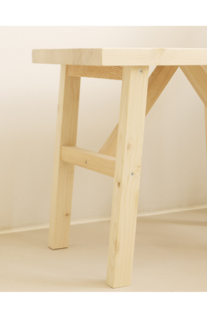 Scandinavian Wooden Stool | Decowood Siep | OROA.com