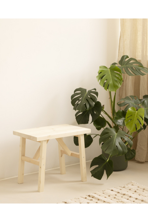 Scandinavian Wooden Stool | Decowood Siep | OROA.com