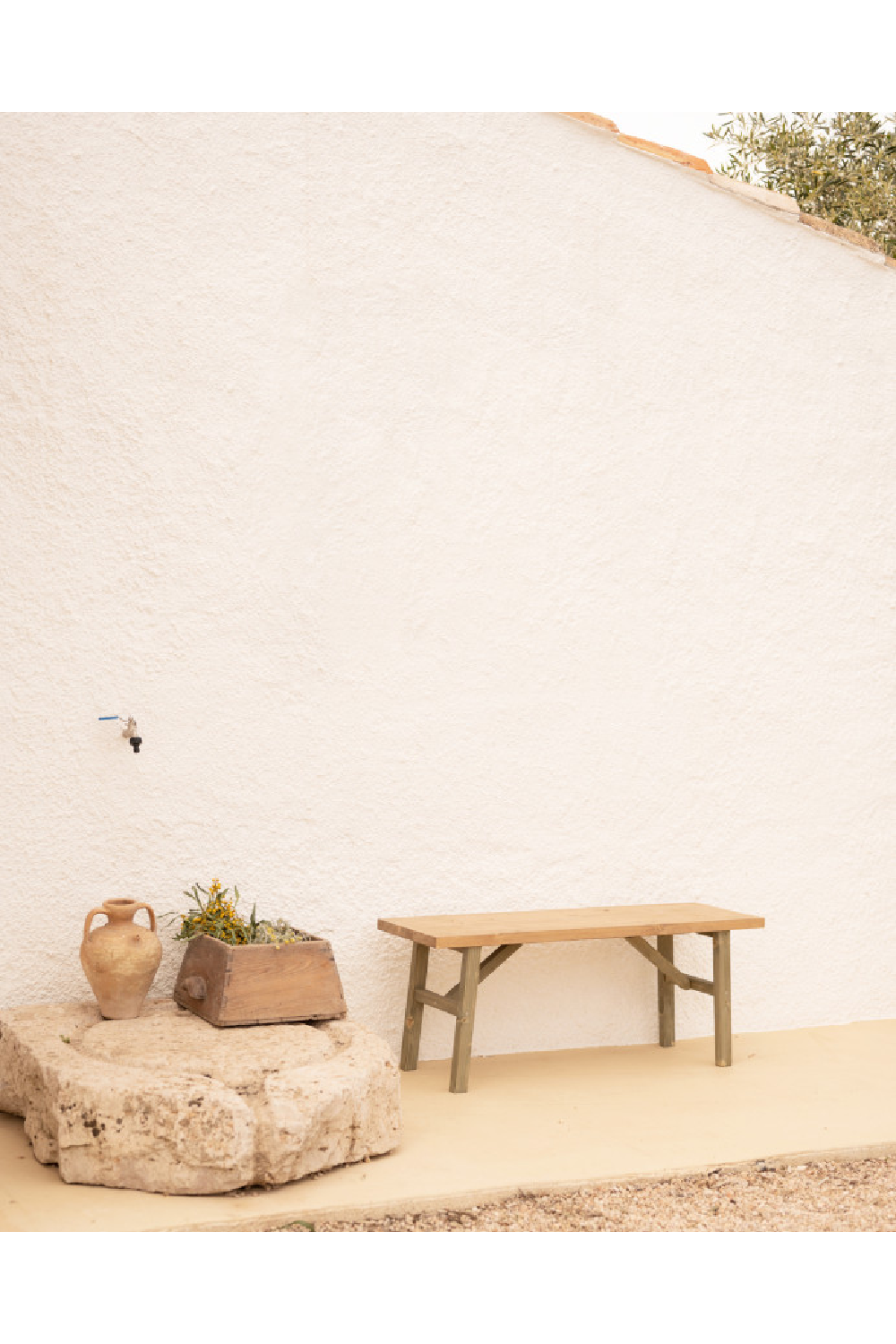 Scandinavian Wooden Bench | Decowood Siep | OROA.com