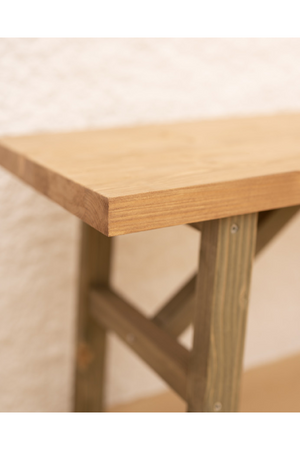Scandinavian Wooden Bench | Decowood Siep | OROA.com