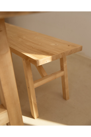 Scandinavian Wooden Bench | Decowood Siep | OROA.com