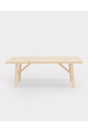 Scandinavian Wooden Coffee Table | Decowood Siep | OROA.com