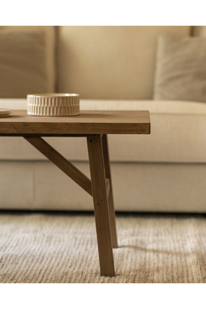 Scandinavian Wooden Coffee Table | Decowood Siep | OROA.com