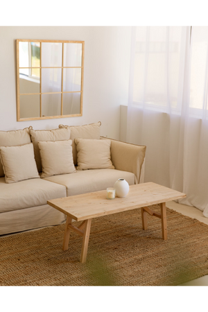 Scandinavian Wooden Coffee Table | Decowood Siep | OROA.com