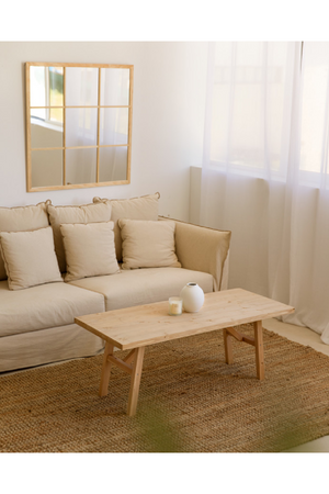 Scandinavian Wooden Coffee Table | Decowood Siep | OROA.com