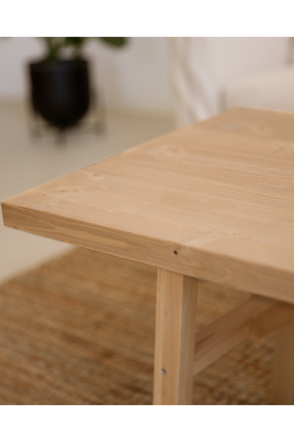 Scandinavian Wooden Coffee Table | Decowood Siep | OROA.com