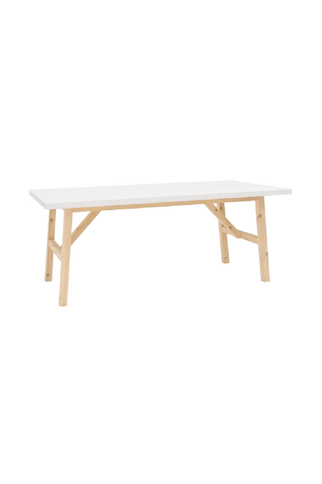 Scandinavian Wooden Dining Table | Decowood Siep | OROA.com
