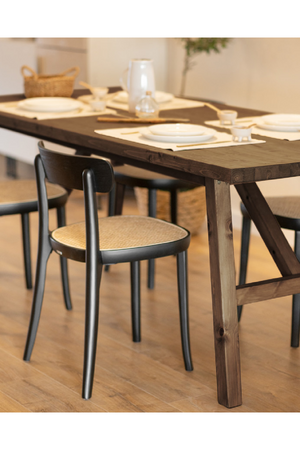 Scandinavian Wooden Dining Table | Decowood Siep | OROA.com
