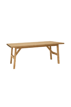 Scandinavian Wooden Dining Table | Decowood Siep | OROA.com