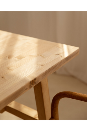 Scandinavian Wooden Dining Table | Decowood Siep | OROA.com