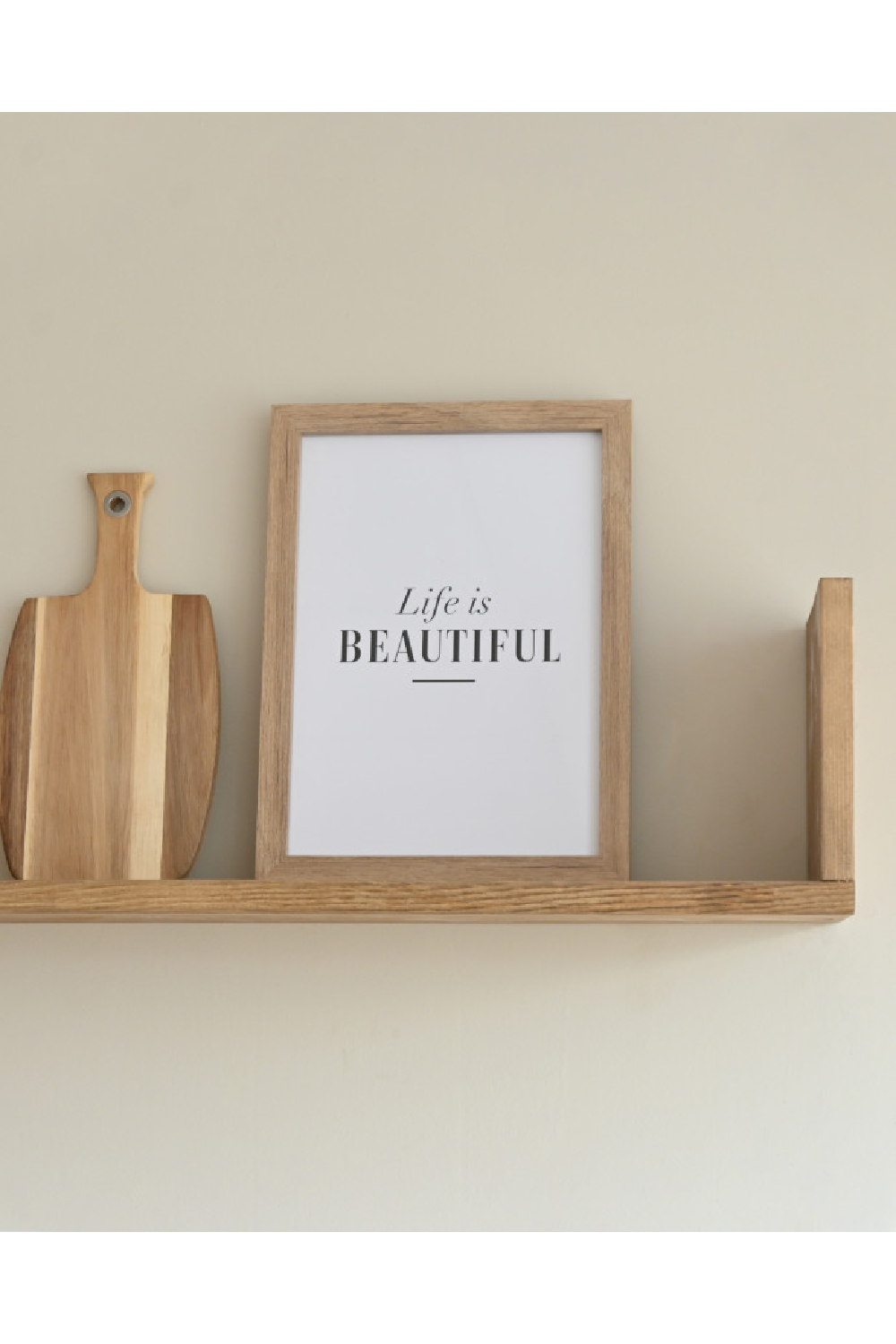 Floating Wooden Shelf | Decowood Kala | Oroa.com