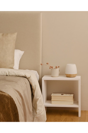 Minimalist Wooden Bedside Table | Decowood Meller | Oroa.com