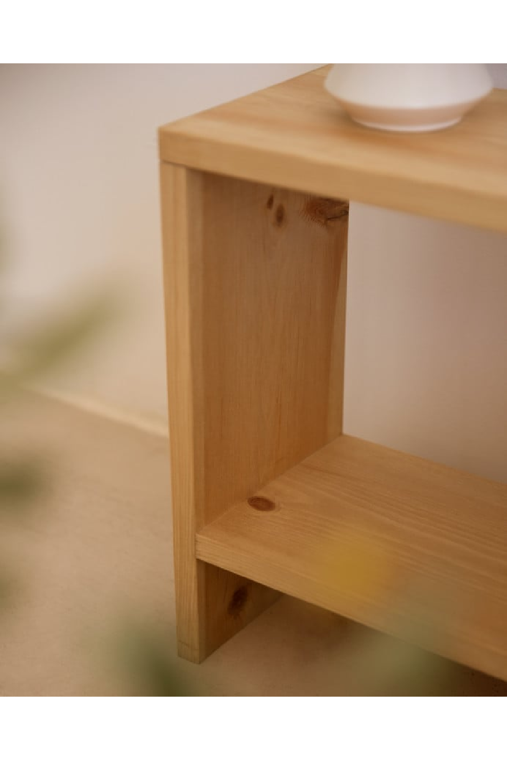 Minimalist Wooden Bedside Table | Decowood Meller | Oroa.com