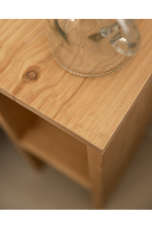 Fir Wood Bedside Table | Decowood Lina | Oroa.com