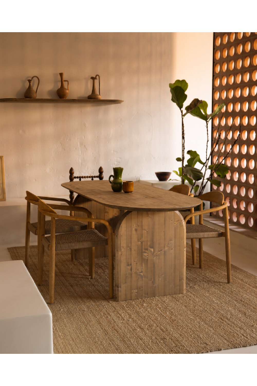 Rounded Wall Shelf | Decowood Bloom | Oroa.com