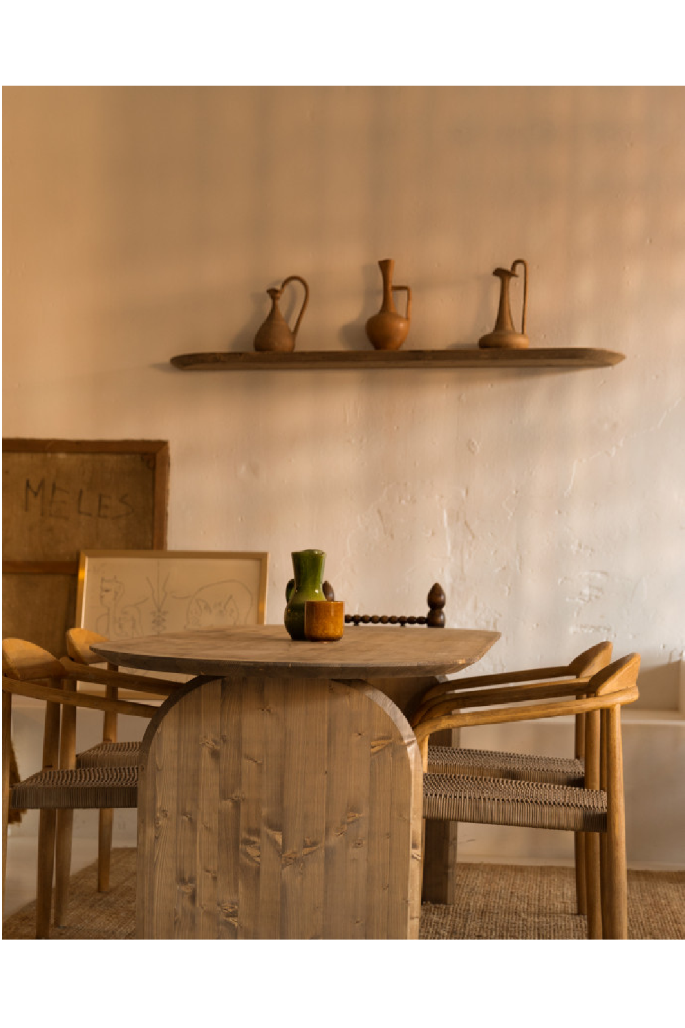 Rounded Wall Shelf | Decowood Bloom | Oroa.com