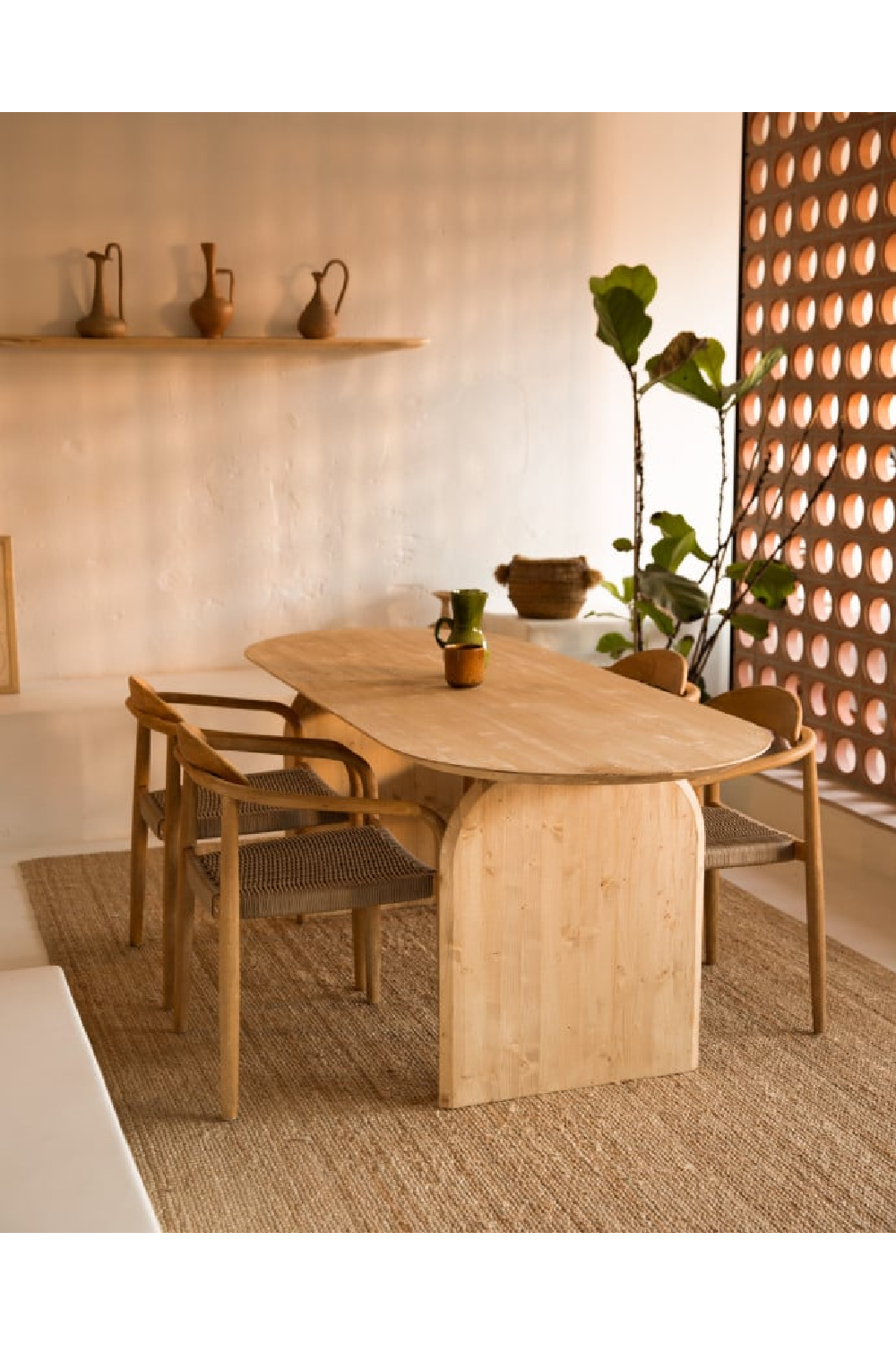 Rounded Wall Shelf | Decowood Bloom | Oroa.com