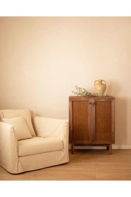 Rattan Weave 2-Door Sideboard | Decowood Olivia | Oroa.com