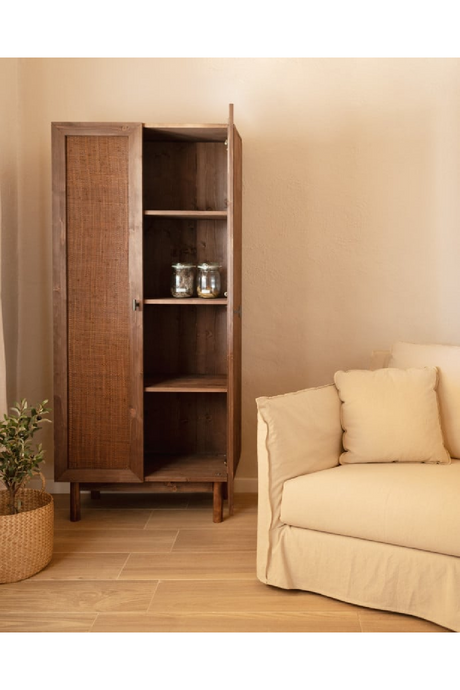 Solid Wood 2-Door Cabinet | Decowood Olivia | Oroa.com