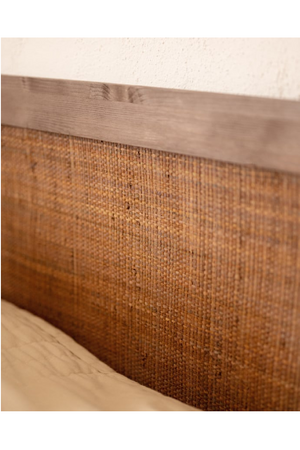Woven Raffia Fiber Headboard | Decowood Olivia | Oroa.com