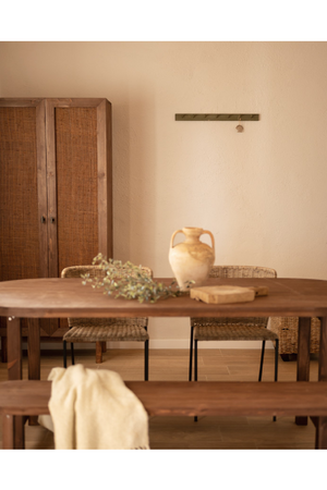 Wooden Oval Dining Table | Decowood Olivia | Oroa.com