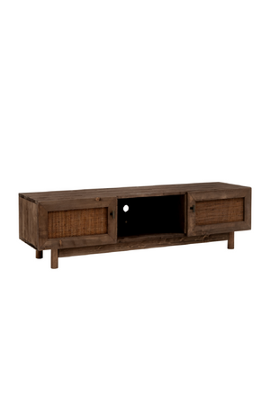 Solid Wood 2-Door TV Cabinet | Decowood Olivia | Oroa.com