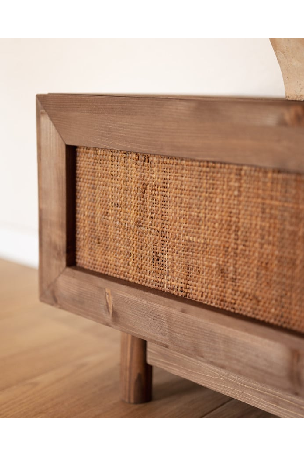 Solid Wood 2-Door TV Cabinet | Decowood Olivia | Oroa.com