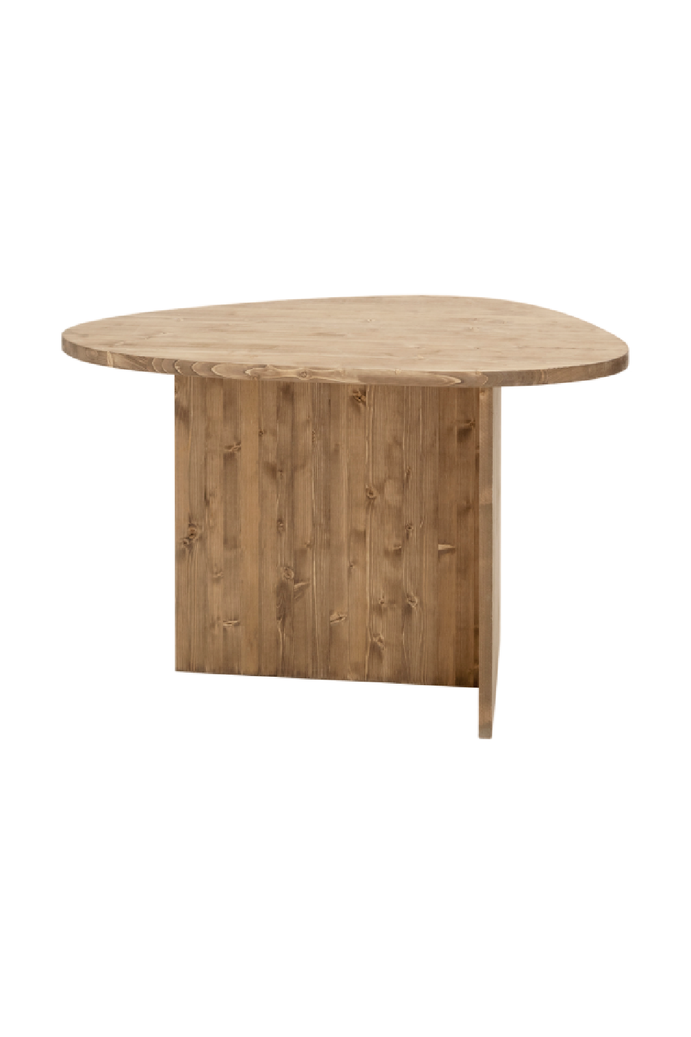 Organic-Shaped Wooden Dining Table | Decowood Mur | Oroa.com